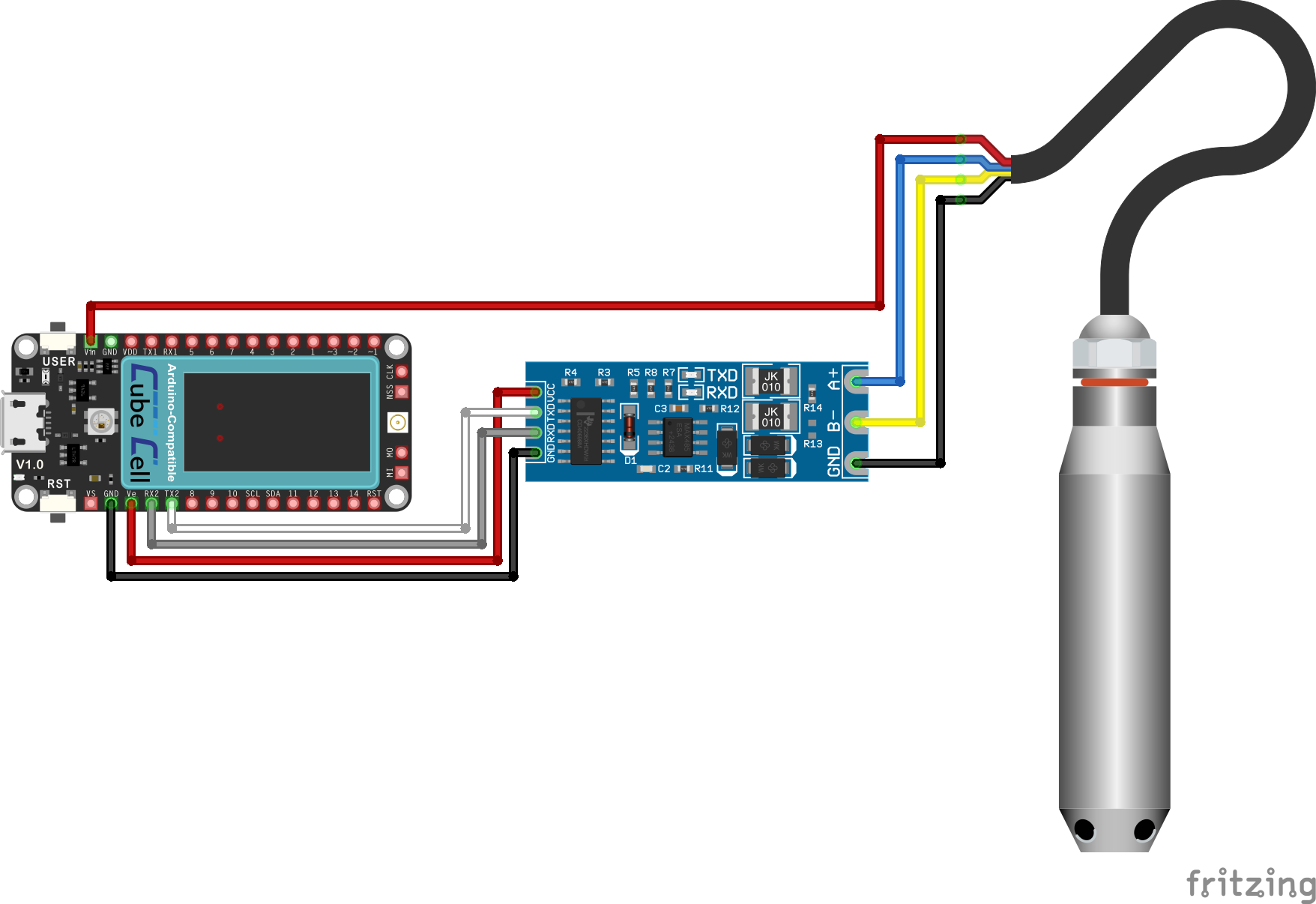 Arduino ~ Sensors - RS485 Water Level