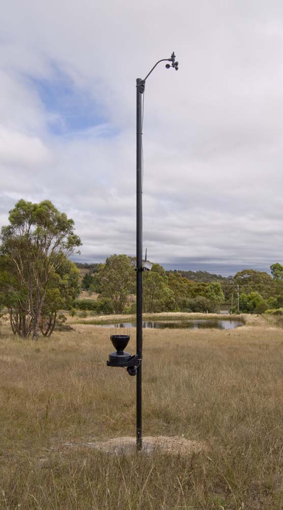 Langlo Anemometer and Rain Collector installation